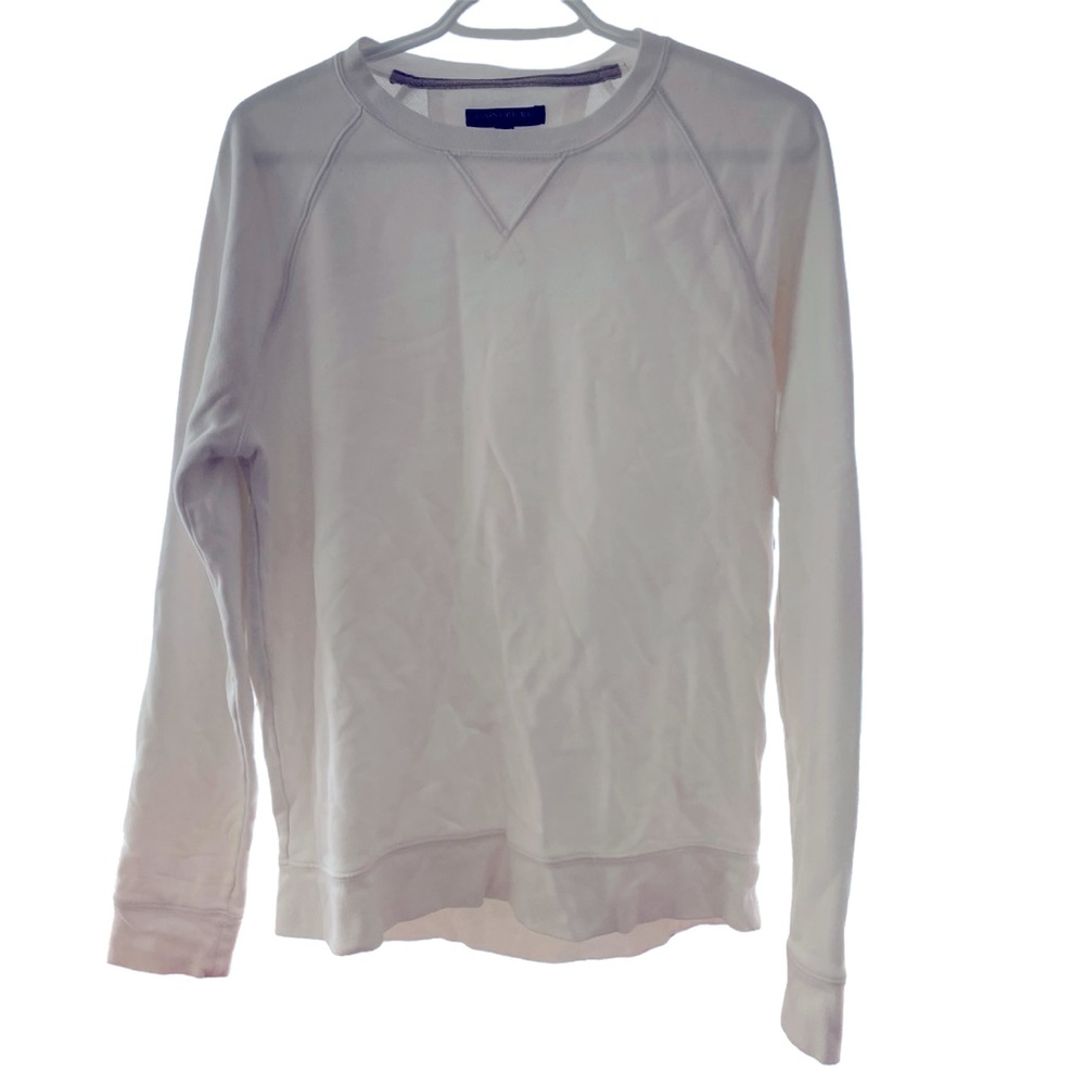 banana republic white crew neck